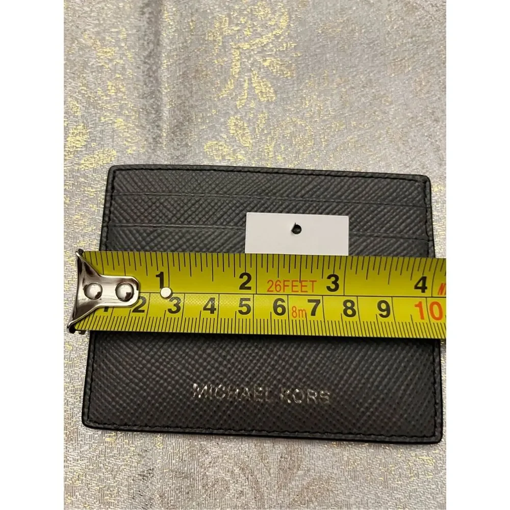 Michael Kors Men’s Harrison Tall Card Case in Greyhound NWT